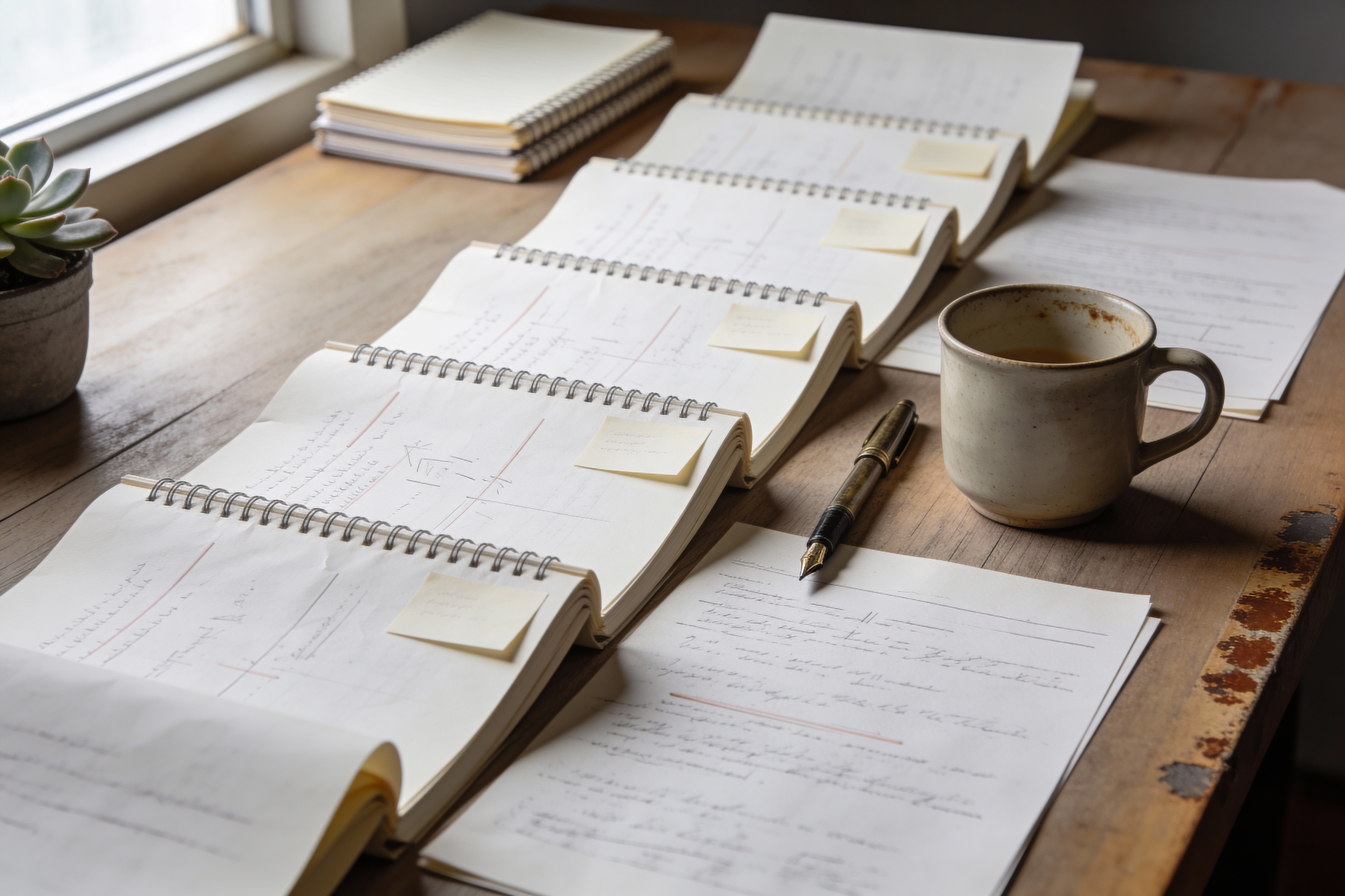 Cadernos e trabalho em curso, continuidade para além da entrega